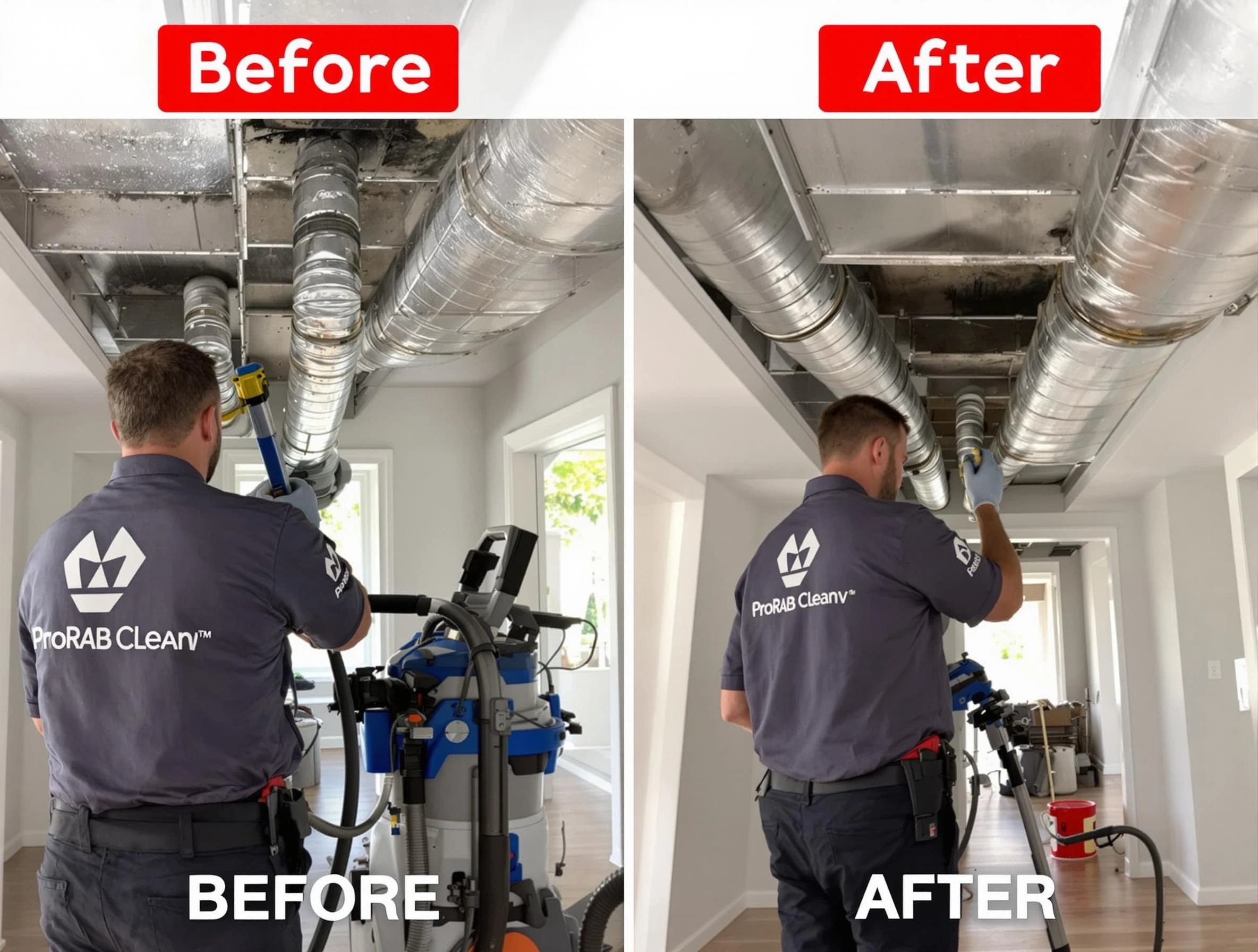 Rio Rancho Air Duct Cleaning expert performing thorough residential duct cleaning in a Rio Rancho home