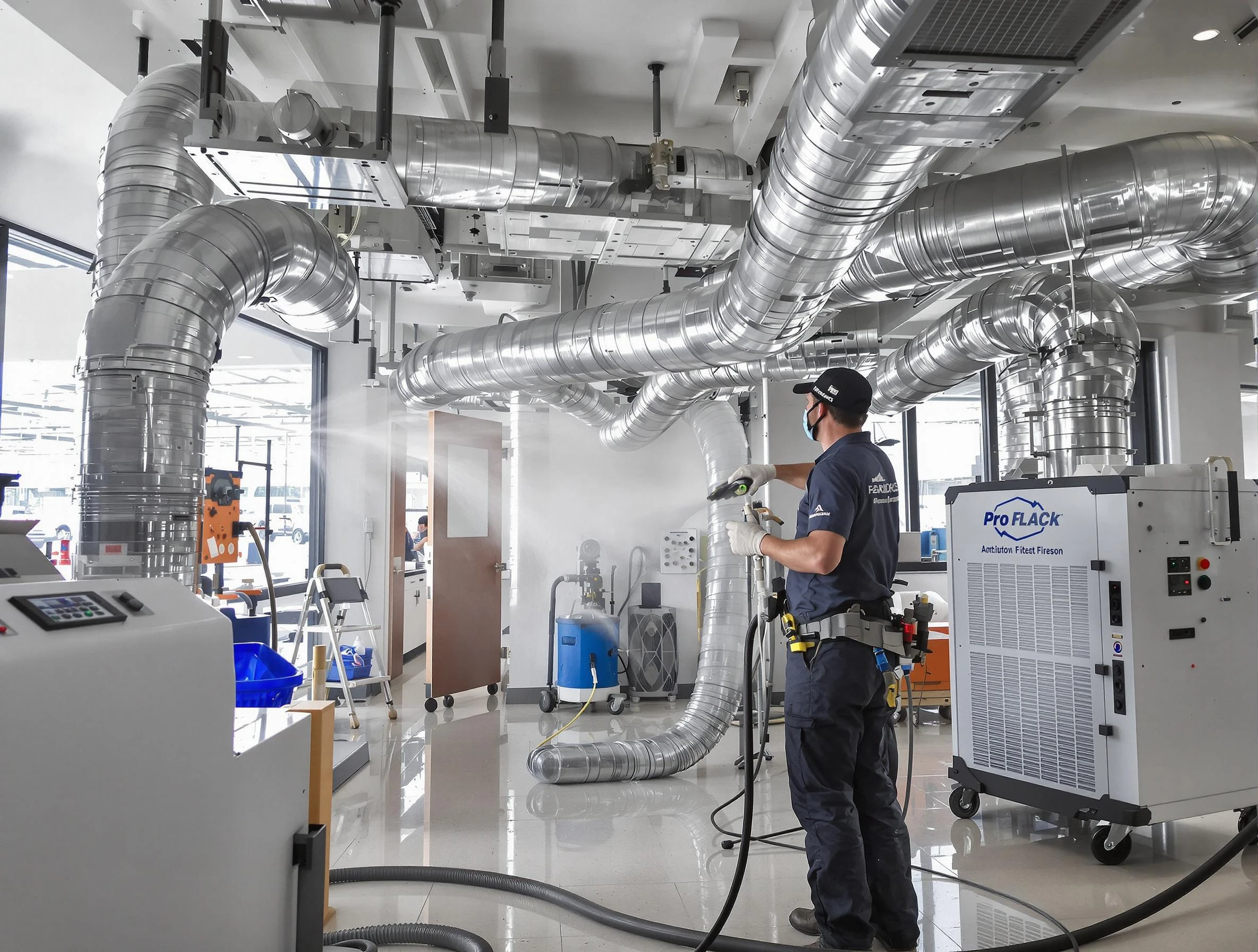 Negative Pressure Air Duct Cleaning in Rio Rancho