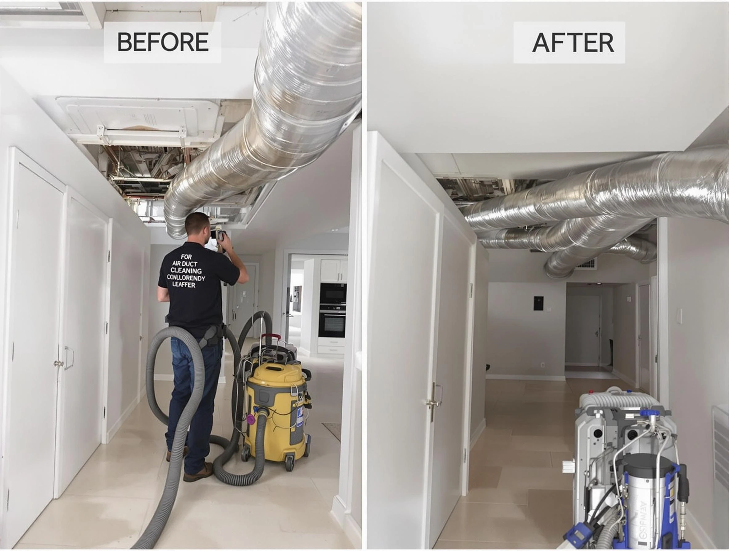 Rio Rancho Air Duct Cleaning professional performing thorough air duct cleaning in Rio Rancho