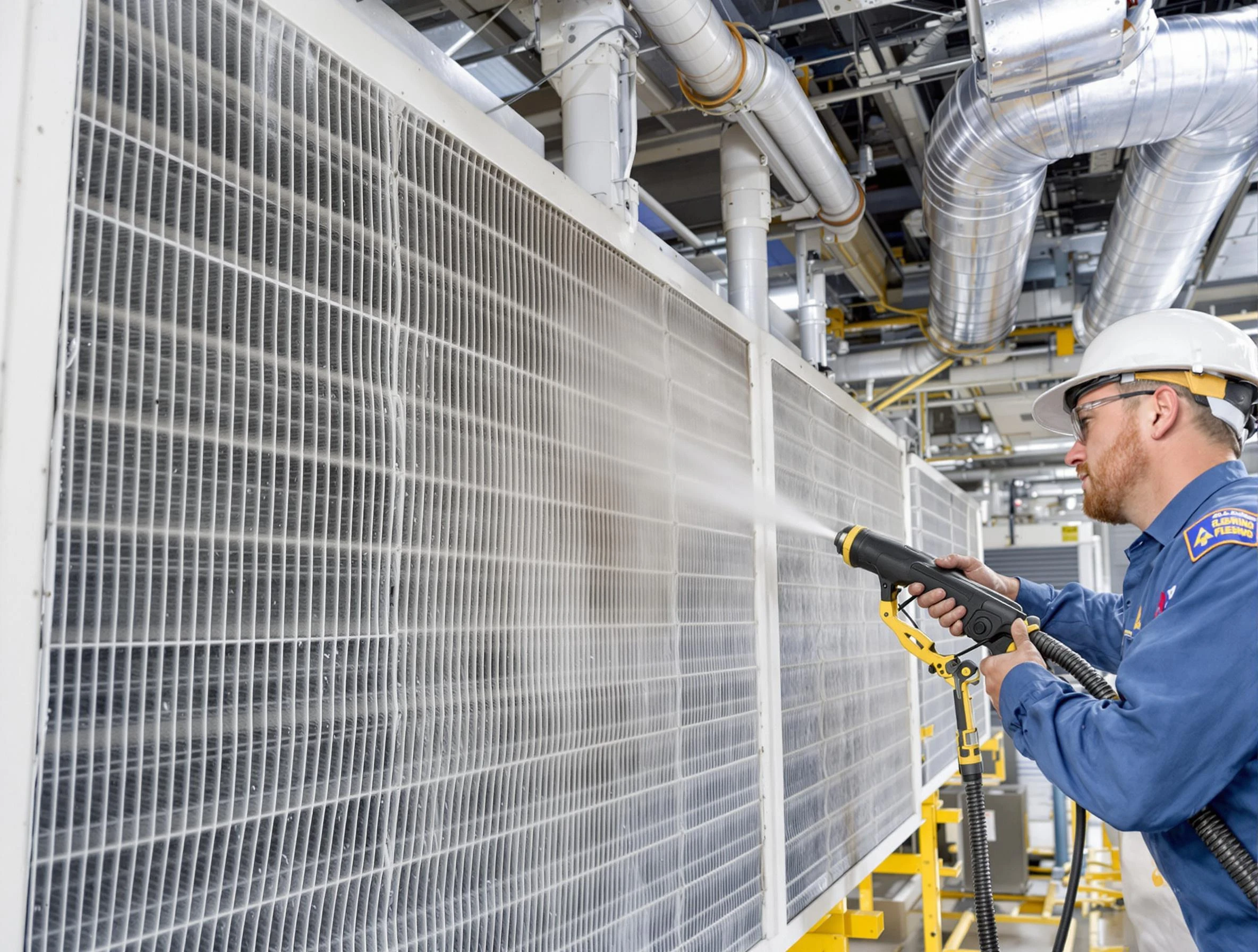 Professional commercial coil cleaning by Rio Rancho Air Duct Cleaning in Rio Rancho