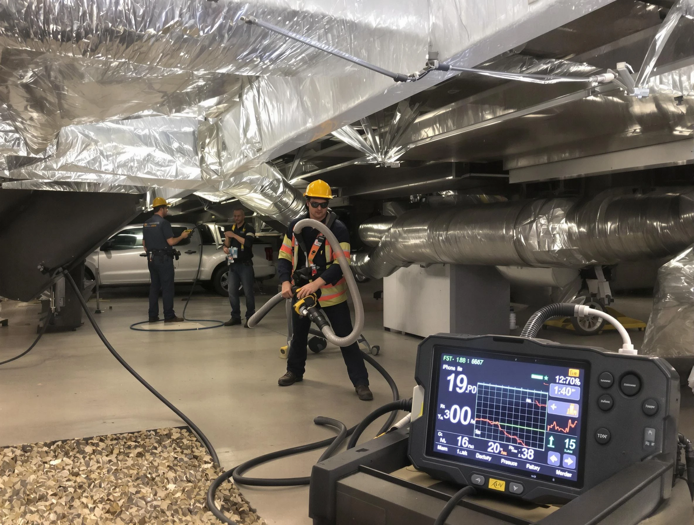 Professional negative pressure duct cleaning by Rio Rancho Air Duct Cleaning in Rio Rancho